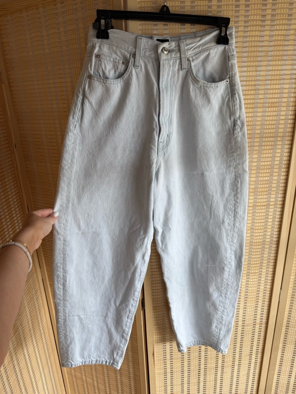 Edwin Light Wash Wide Leg Jeans